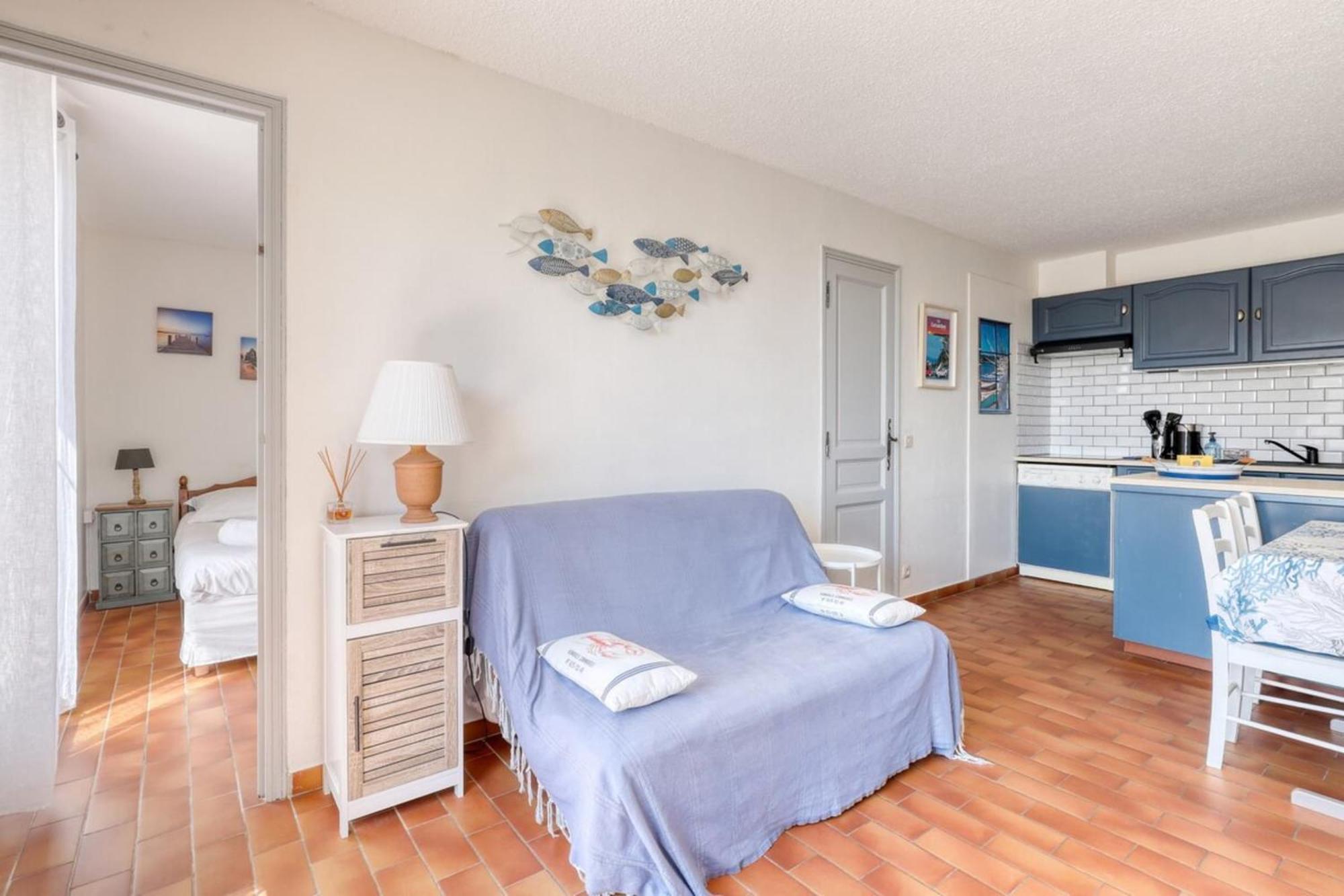 Appartement Vue exceptionnelle à Saint-Clair pour 5 personnes à Le Lavandou Extérieur photo